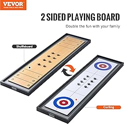 VEVOR Shuffleboard and Curling 2 in 1 Board