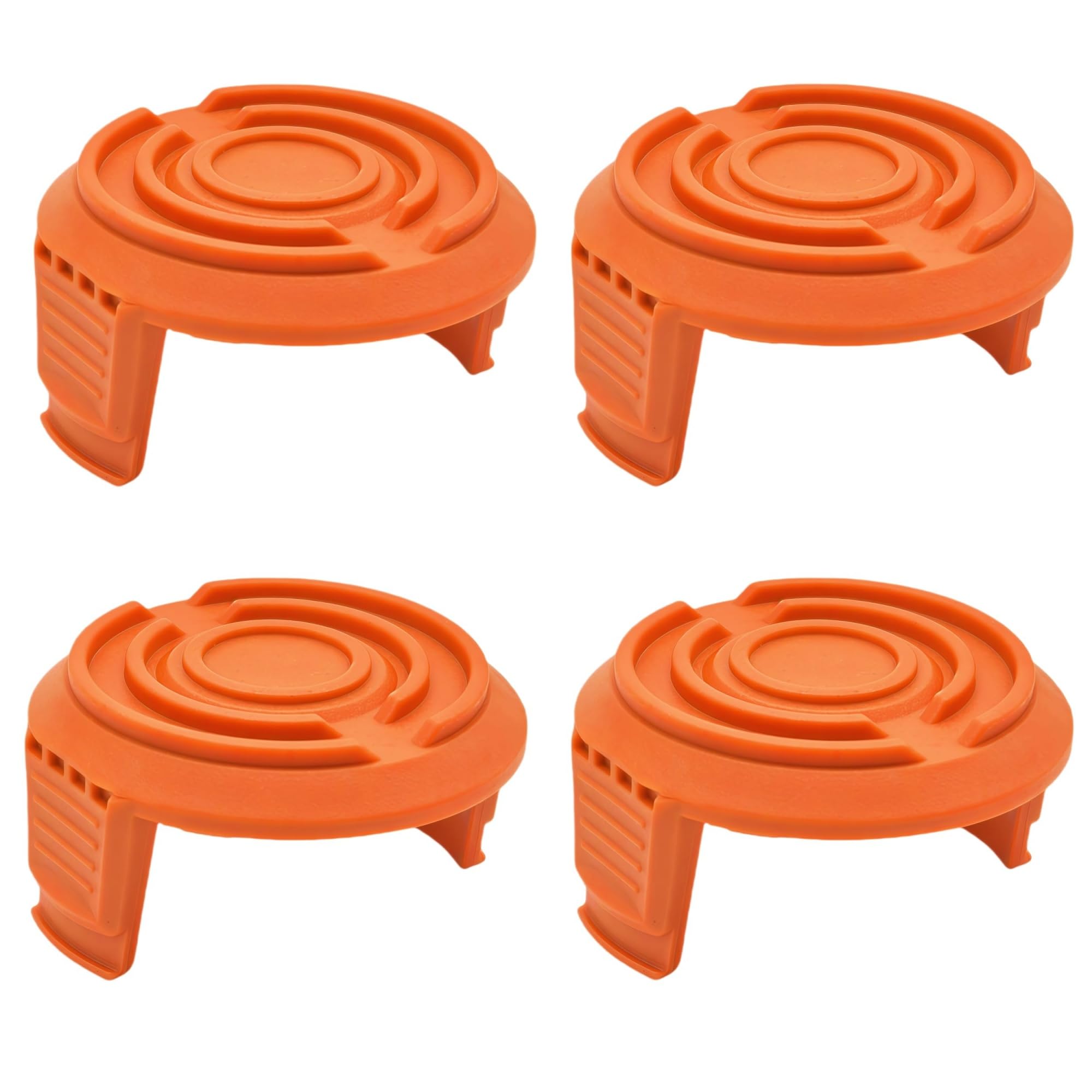 SopimusZ 4 Pcs Trimmer Spool Cover WA0004 WA0010 WA6531 Strimmer Spool Cover Replacement Compatible with WORX Grass Trimmer Spool Caps WG150E WG154E WG155E WG157E WG160E WG163E WG169E WG170 Series