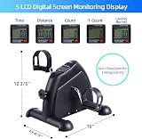 Sportneer Mini Exercise Bike Under Desk Portable Pedal Cycle Adjustable view 7