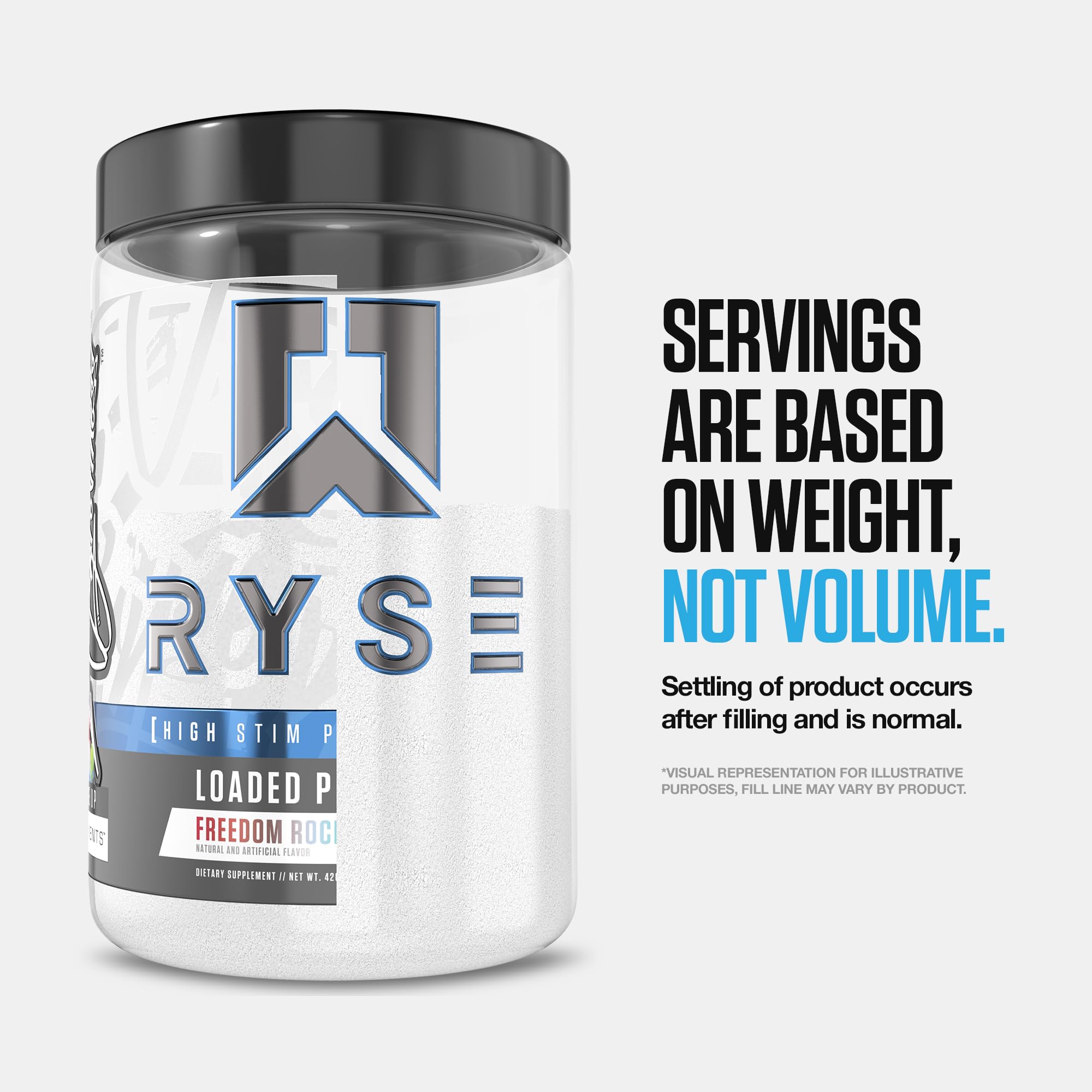 RYSE Loaded Pre Workout Powder - Kool-Aid Tropical Punch - Daily Pre-Workout for Men & Women with 325mg Caffeine, Beta Alanine, and Citrulline for Pump, Focus, and Energy - 30 Servings