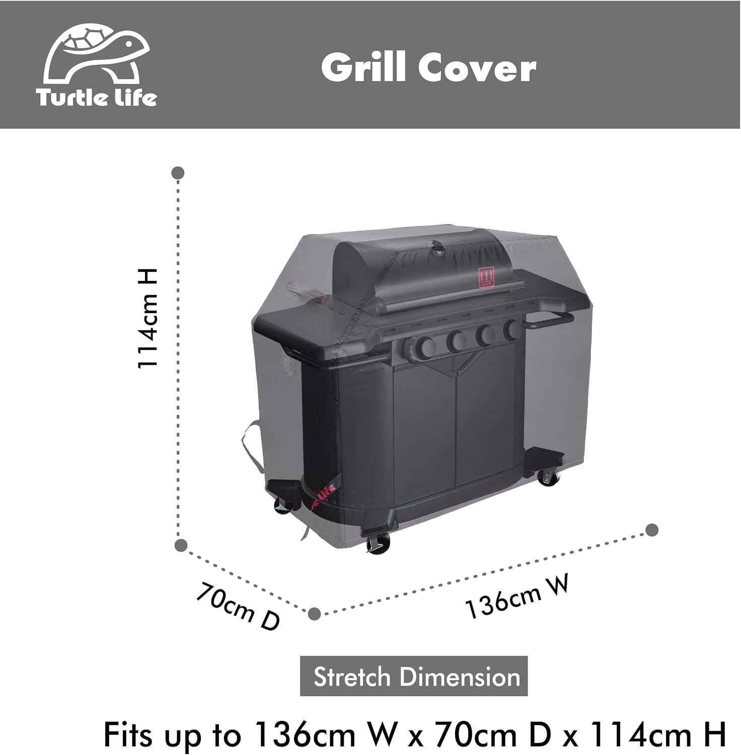 Turtle Life BBQ Grill Cover - Image 3