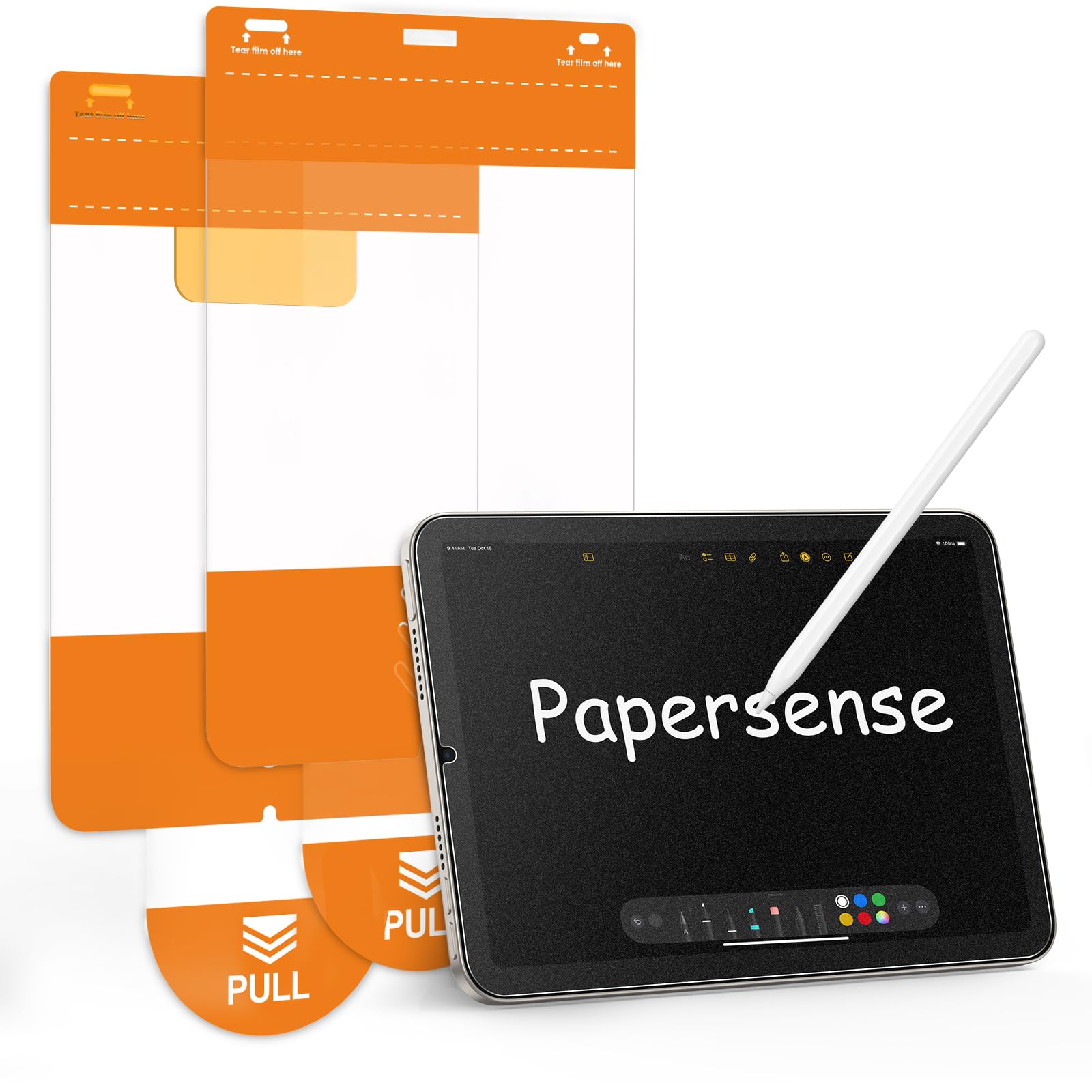 Photo 1 of PAPERSENSE Matte Screen Protector for iPad Mini 7 A17 Pro & Mini 6th (2024/2021,8.3-inch), Matte Tempered Glass with Dust-Free Installation Tray, Paper-sense, Anti-Glare, Apple Pencil Support, 2 Pack