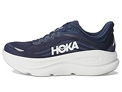Hoka Men's Bondi 9 Sneaker, Varsity Navy/White, 16