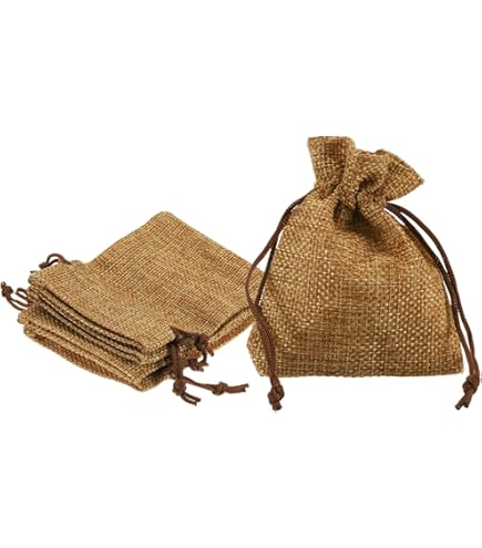 thumbnail image 2 of Burlap Sacks 2-Pack - Natural Jute Bags For Sack Races, Gardening & Decor 2 of 13