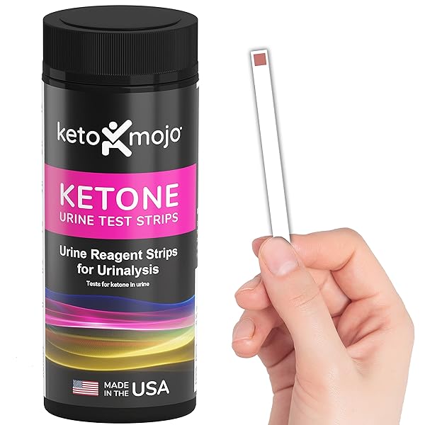 150 KETONE TEST STRIPS WITH FREE KETO GUIDE EBOOK & FREE APP. URINE TEST FOR KETOSIS ON KETOGENIC & LOW-CARB DIETS. EXTRA-LONG STRIPS.