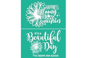 Artstencils Sunflowers Theme Stencils,Self-Adhesive Reusable Mesh Silk Screen Stencil for Painting on Wood, Canvas, Paper, Fabric, Walls, Furniture, Crafts Home Decor