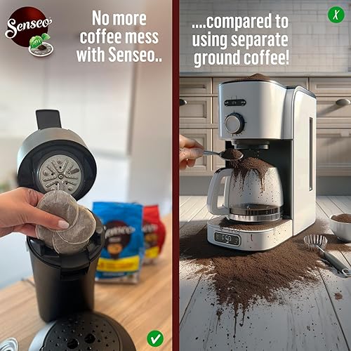 Senseo Classic Medium Roast Coffee Pods, Pack, 36 Count, Smooth