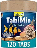 Tetra Tabimin Fish Food 120 Tablets Complete Food for All Bottom-Feeding Fish