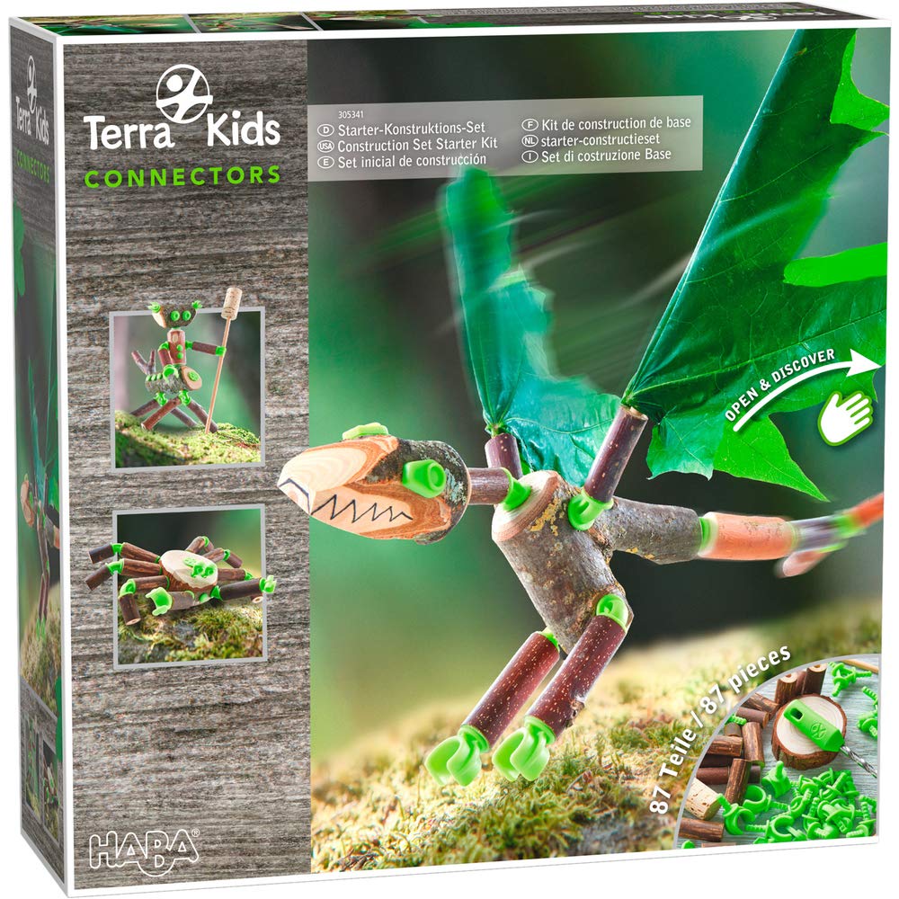 HABA 305341 Terra Kids Connectors – Construction Set Starter Kit
