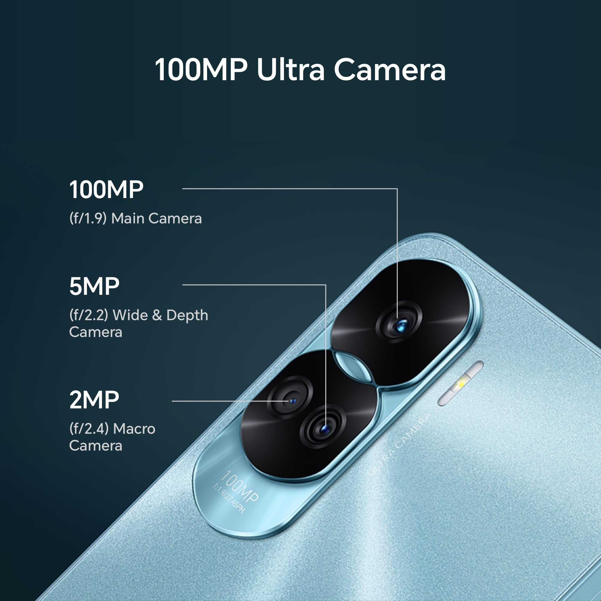 Honor 90 Lite Dual-SIM 256GB ROM + 8GB RAM (Only GSM | No CDMA) Factory Unlocked 5G Smartphone (Titanium Silver) - International Version