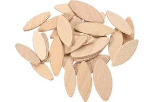 uxcell 300Pcs Wood Joiner Biscuits, 45x16x3.8mm/54x19x3.8mm/57x24x3.8mm Woodworking Biscuits Joiner Accessories for Carpenter