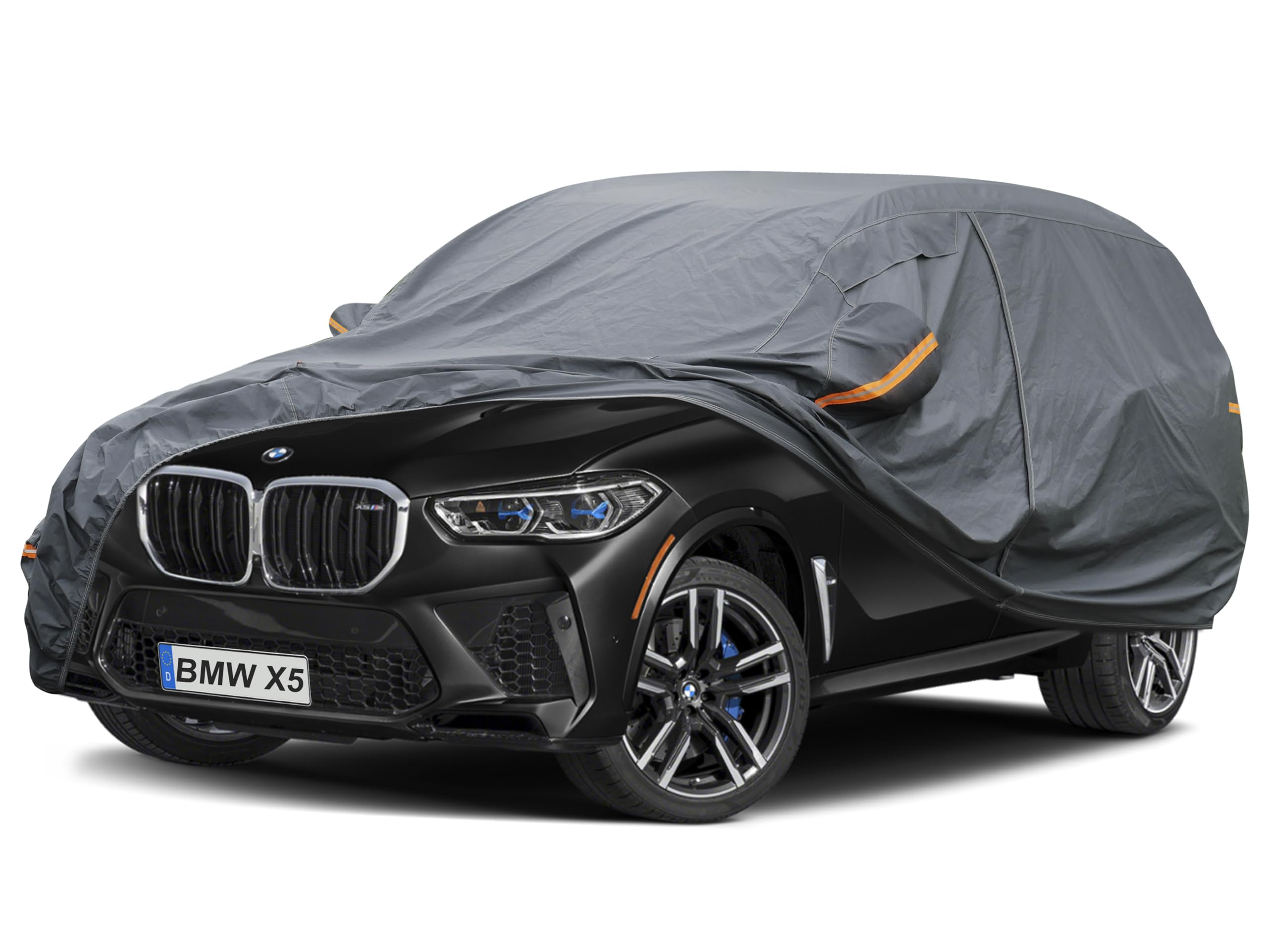 Photo 1 of GUNHYI Premium Car Cover Custom Fit BMW X5 (2007-2025), 16 Layers Heavy Duty Car Cover Waterproof All Weather with Zipper Door for Sun Rain Snow Dust Uv Protection
