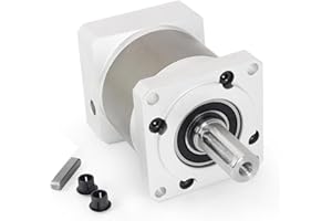 CNCTOPBAOS Nema23 Stepper Motor Planetary Gearbox 3:1 Ratio, 60mm Frame, 8mm Shaft, 7 Arc-Min Backlash, IP65, 3000RPM Gear Speed Reducer for CNC, Robotics, AGVs, Packaging, Industrial Automation