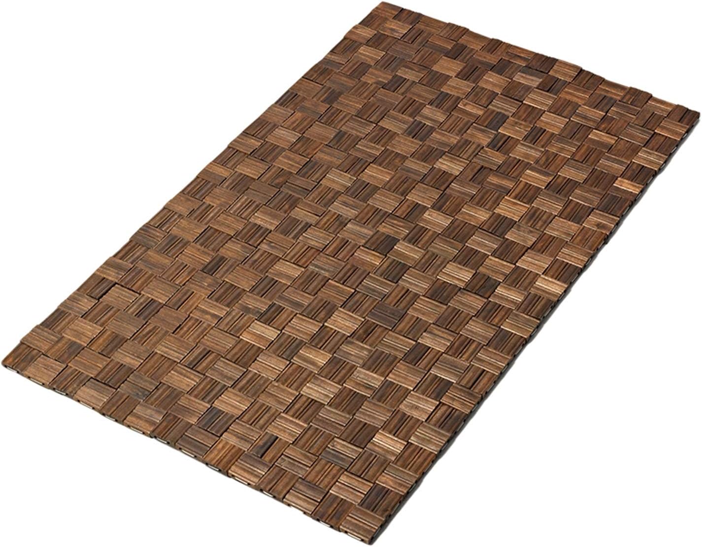 Bamboo Floor Mat/Rug Checkerboard Kitchen Bath Decorative