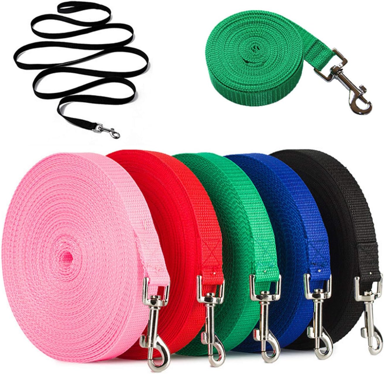 Z&J store Puppy lengthening Leash in Dog Leash Rope Dog Chain Nylon Dogs Cats Puppy Walking Running Pet Supplies 1.5M 1.8M 3M 6M 9M Length