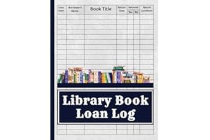 Library Book Loan Log Book: Library Check Out Sheet | Library Sign Out Sheets | school librarian | school librarian needs | l
