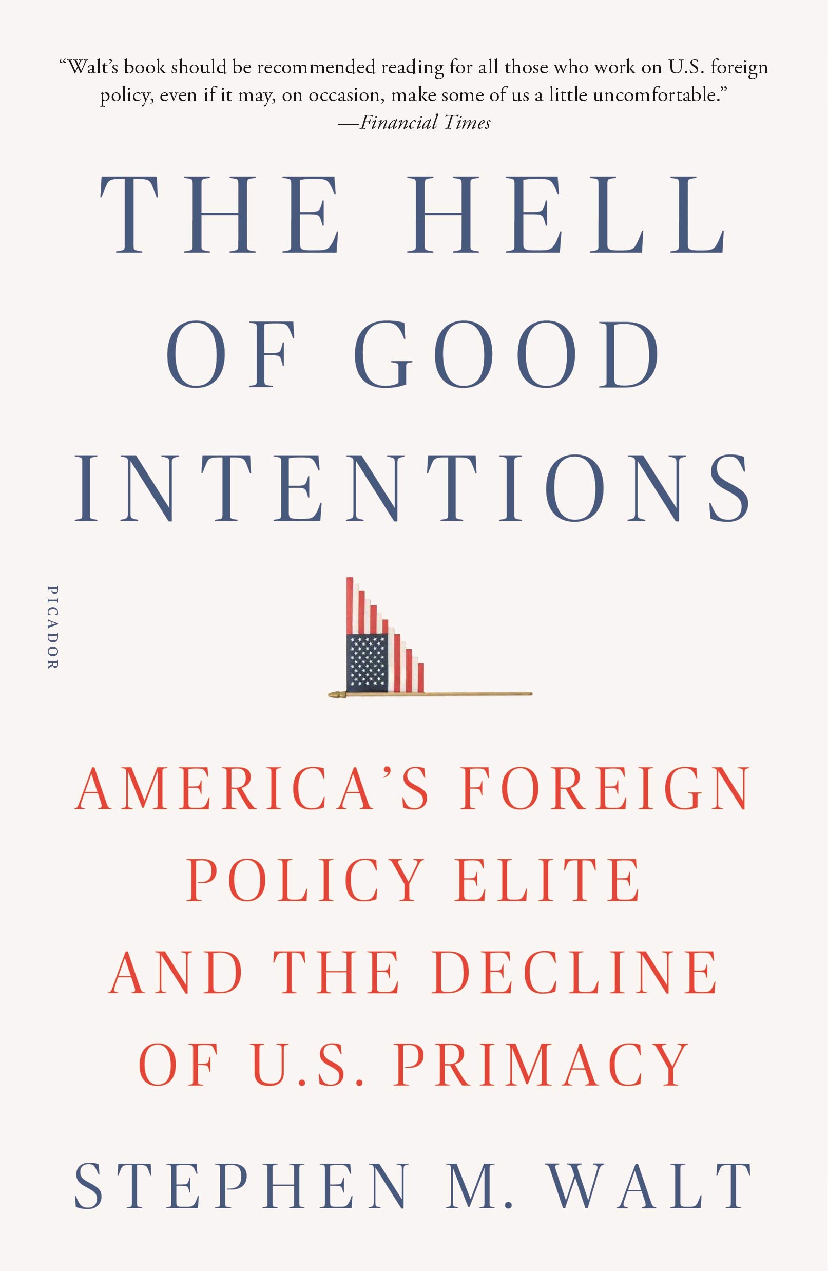 The Hell Of Good Intentions America S Foreign Policy Elite And The Decline Of U S Primacy Walt Stephen M Amazon Com Books