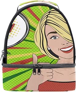 Fiambrera aislada Corto Cabello Chica Vintage Encantador Robusto Capas