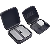 inDomit Hard Travel Case Compatible with Mac mini M4/M4 Pro + Power Cord + Magic Mouse, Black (Case Only)