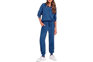 BTFBM Women's 2 Piece Tracksuit Fall Outfits 2025 Long Sleeve Half Zip Sweatshirt Sweatpants Lounge Set Sweatsuits