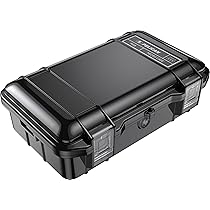 Pelican M40 Micro Case - Waterproof Case (Dry Box, Field Box) For IPhone, GoPro, Camera, Camping, Fishing, Hiking, Kayak, Beach And More (Black - View #7
