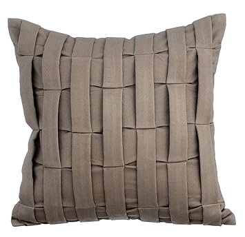 Decorative Cushion Covers 26 X 26 Inch Grey Suede Throw Cushion