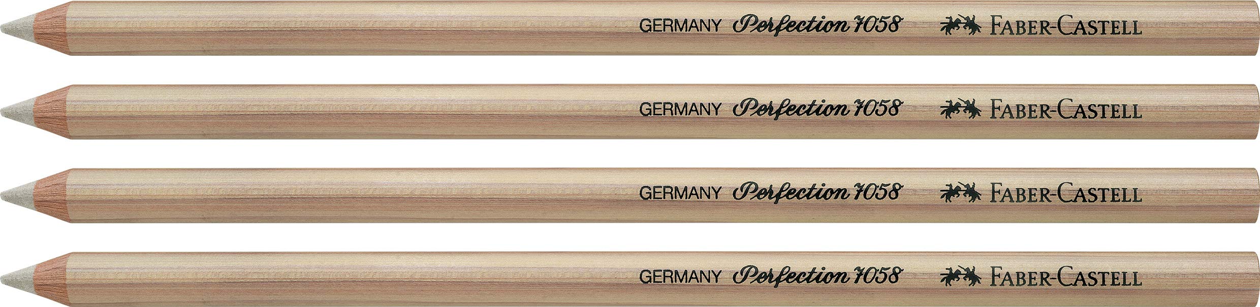 Faber-Castell 185812 Perfection 7058 Eraser Pen (Pack of 4)
