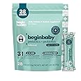 Begin Health BeginBaby Prebiotics and Probiotics for Infants 0-12 Months | Baby Formula Prebiotic + Probiotic Powder with 2'-FL HMO's & B. Infantis for Optimal Digestion | 28-Packs - Unflavored