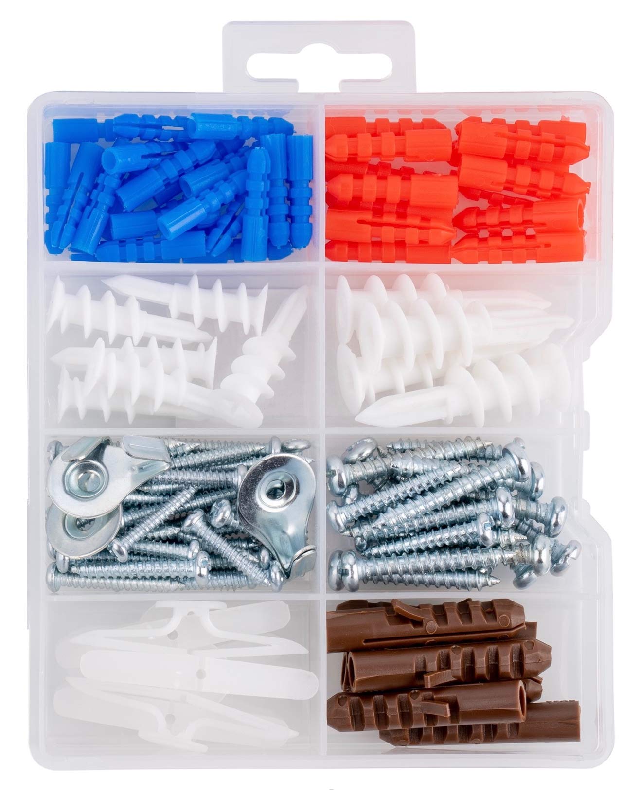 Qualihome Drywall and HollowWall Anchor Assortment Kit, Anchors