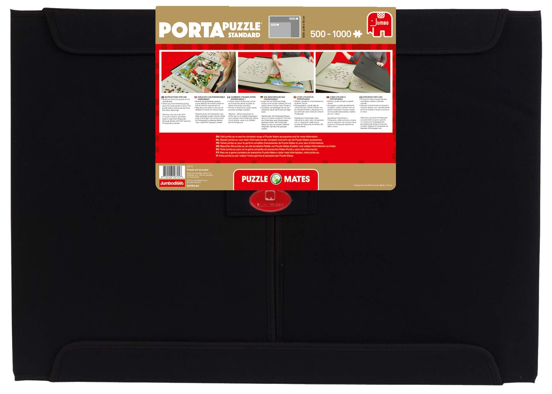 Jumbo, Puzzle Mates, Portapuzzle - Standard 1,000 Piece, Jigsaw Puzzle Accessories