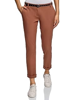 Urban Surface Pantalones Chinos De Mujer Elegante Pantalon De