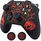 Xbox One Controller Skin, BRHE Anti-Slip Silicone Cover Protector Case Accessories Set for Microsoft Xbox 1 Wireless/Wired Ga