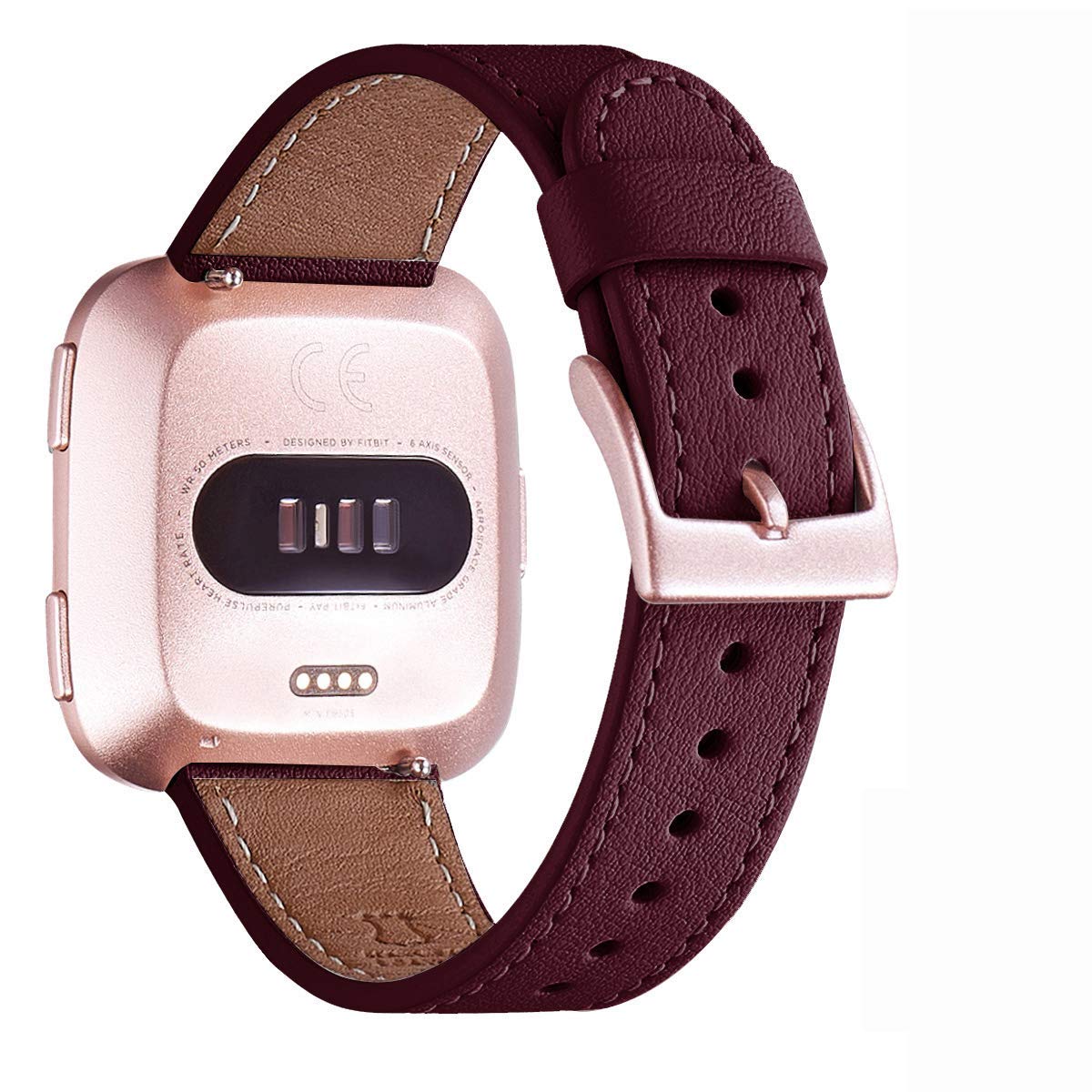 fitbit versa strap leather