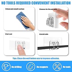 RSK 200Pcs Hooks for Outdoor String Lights