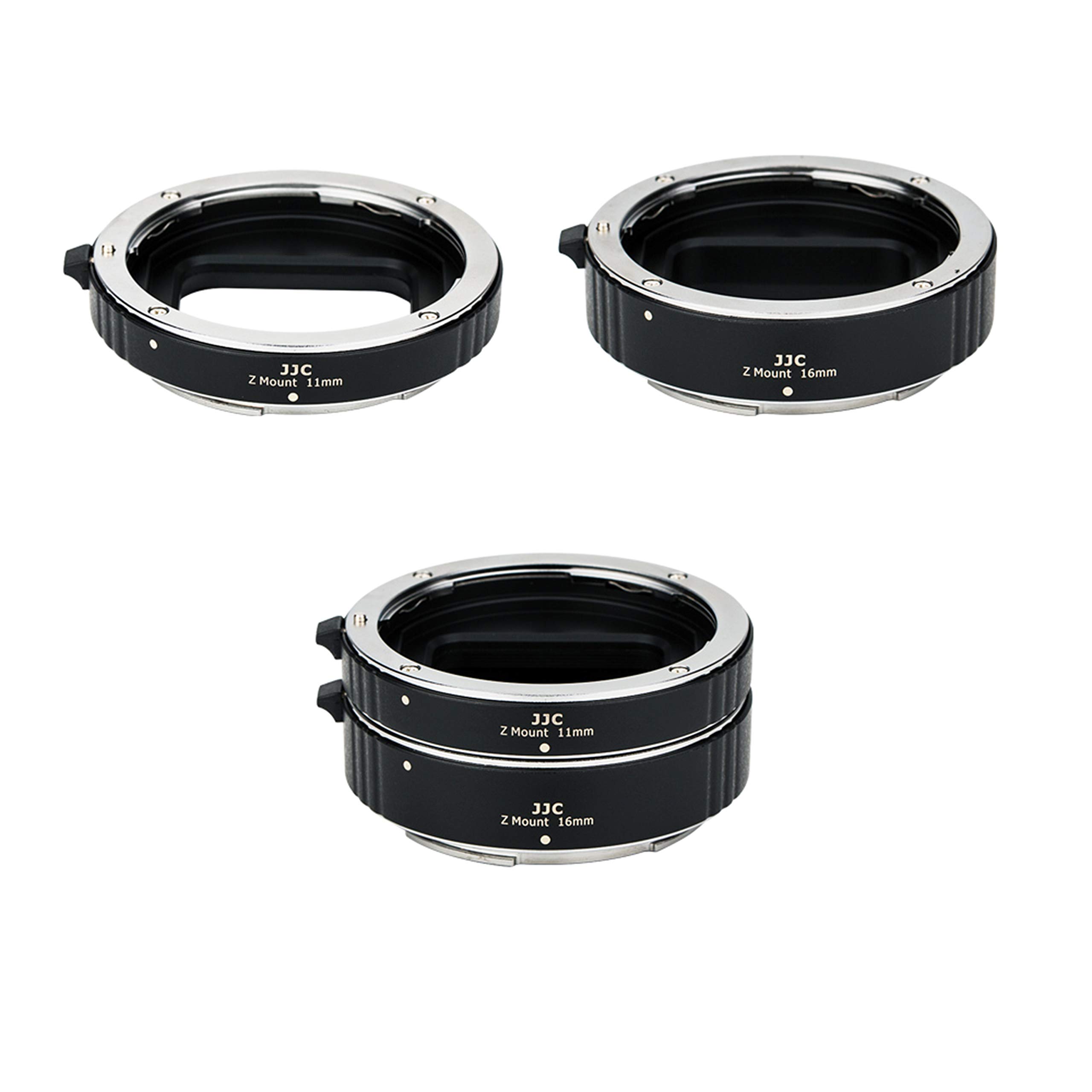 Photo 1 of JJC Z Mount Auto Focus Macro Extension Tube Ring Set for Nikon Z5 II Z5II Z6III Z50 II Z50II Zf Z8 Z9 Zfc Z6 III II Z6II Z7II Mirrorless Camera & Nikon Z Mount Lens, Great Tool for Macro Photography