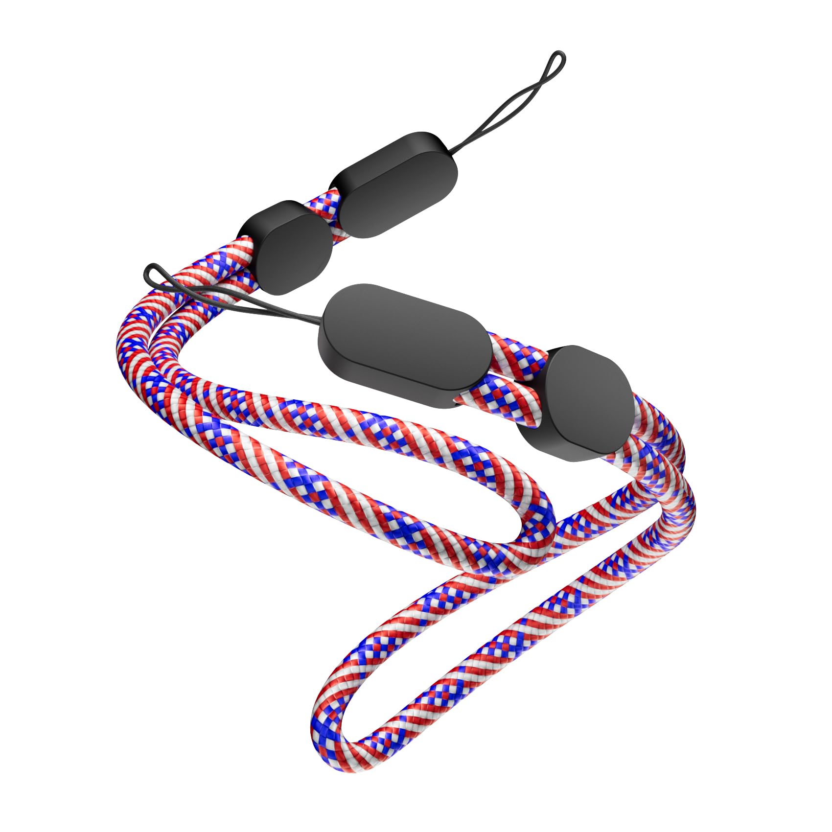 Avorast Hand Wrist Strap Lanyard, 2 Pack Carbon Fiber Phone Lanyards Adjustable Lanyard for GoPro, Camera, Phone Case, Keys, Keychain, USB Flash Drive, Flashlight, Glove Leash (Flag)