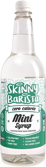 The Skinny Food Co Mint Syrup For Coffee 1L Sugar Free Vegan Gluten Free