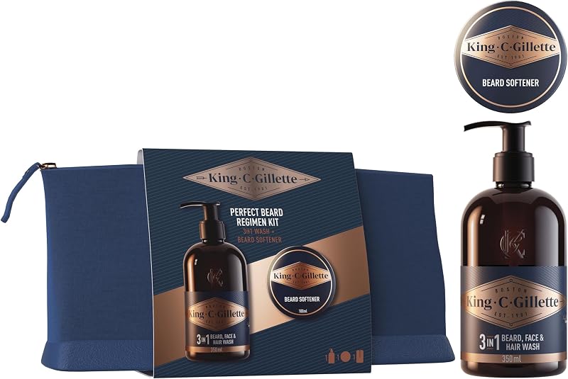 Kit perfeito para cuidados de barba masculino