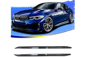 AAriguthel G20 Side Skirts Compatible with 2019-2022 BMW G20 M-Sport Bumper M-Performance Side Skirt Extension Lip Spoiler Rocker Panel 2PC ABS