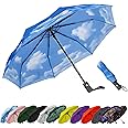 SIEPASA Windproof Travel Compact Umbrella-Automatic Umbrellas for Rain-Compact Folding Umbrella, Travel Umbrella Compact, Small Portable Windproof Umbrellas for Men Women Teenage.