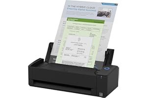 ScanSnap iX1300 Compact Wireless or USB Double-Sided Colour Document, Photo & Receipt Scanner with Auto Document Feeder and M