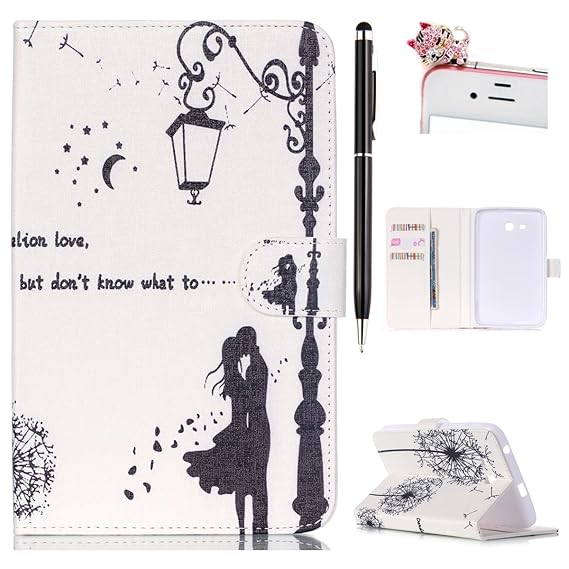 Samsung Tab 3 Lite 7,0 Lederhülle, Felfy Ultra Slim Flip Leather Case für / Samsung Galaxy Tab 3 Lite 7.0 SM-T110 Tablet / Le