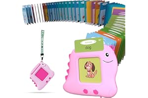 COTADWI Talking Flash Cards, Montessori Learning Toy for Toddler, Autism Sensory Product Speech Therapy Toys, Preschool Kindergarten Educational Toy Sight Words Phonics for 2 3 4 Year Old Boys Girls