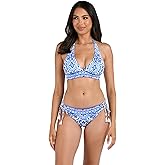 La Blanca Womens Banded Halter Bikini Swimsuit Top