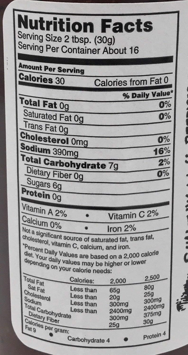 32 Bbq Sauce Nutrition Label Labels Database 2020