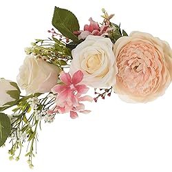 Lvydec Artificial Peony Flower Swag, 25 Inch