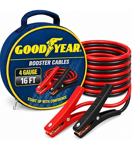 Amazon.com: FJC (45265) 25' 2/0-Gauge Booster Cable with 800 Amp