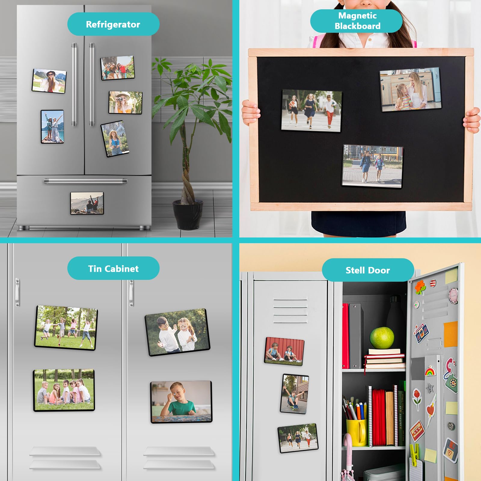 Sloworld Magnetic Picture Frame,10 Pack 4\