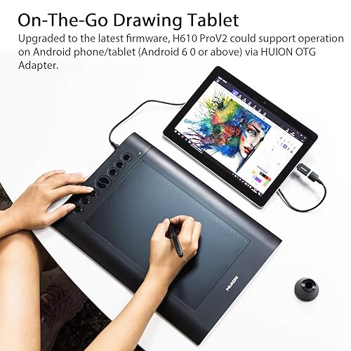 H610 Pro Budget Pen Tablet H610 Pro Huion Drawing Tablet Amazon