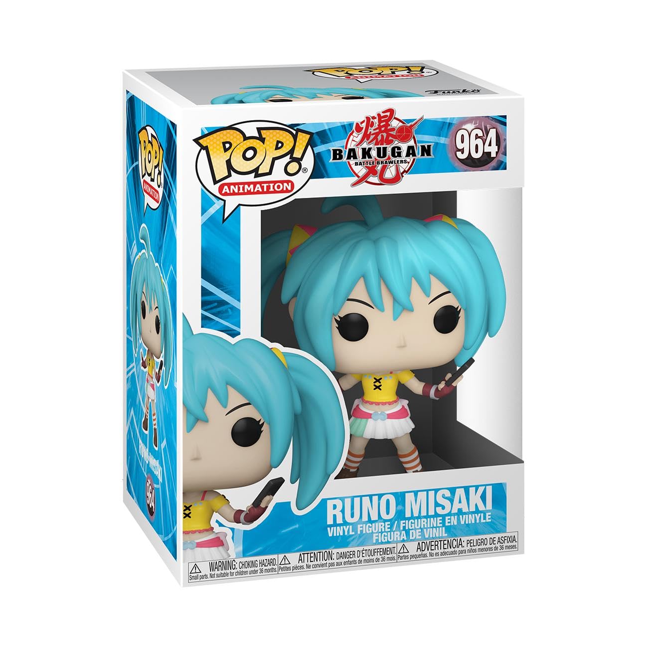 Funko POP! Animation: Bakugan - Runo - Collectable Vinyl Figure - Gift Idea - Official Merchandise - Toys for Kids & Adults - Anime Fans - Model Figure for Collectors and Display